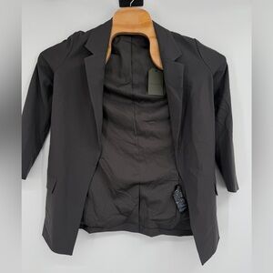 ALLSAINTS Aleida Blazer Womens Open Front Long‎ Sleeve Front Pockets NWT Sz 0